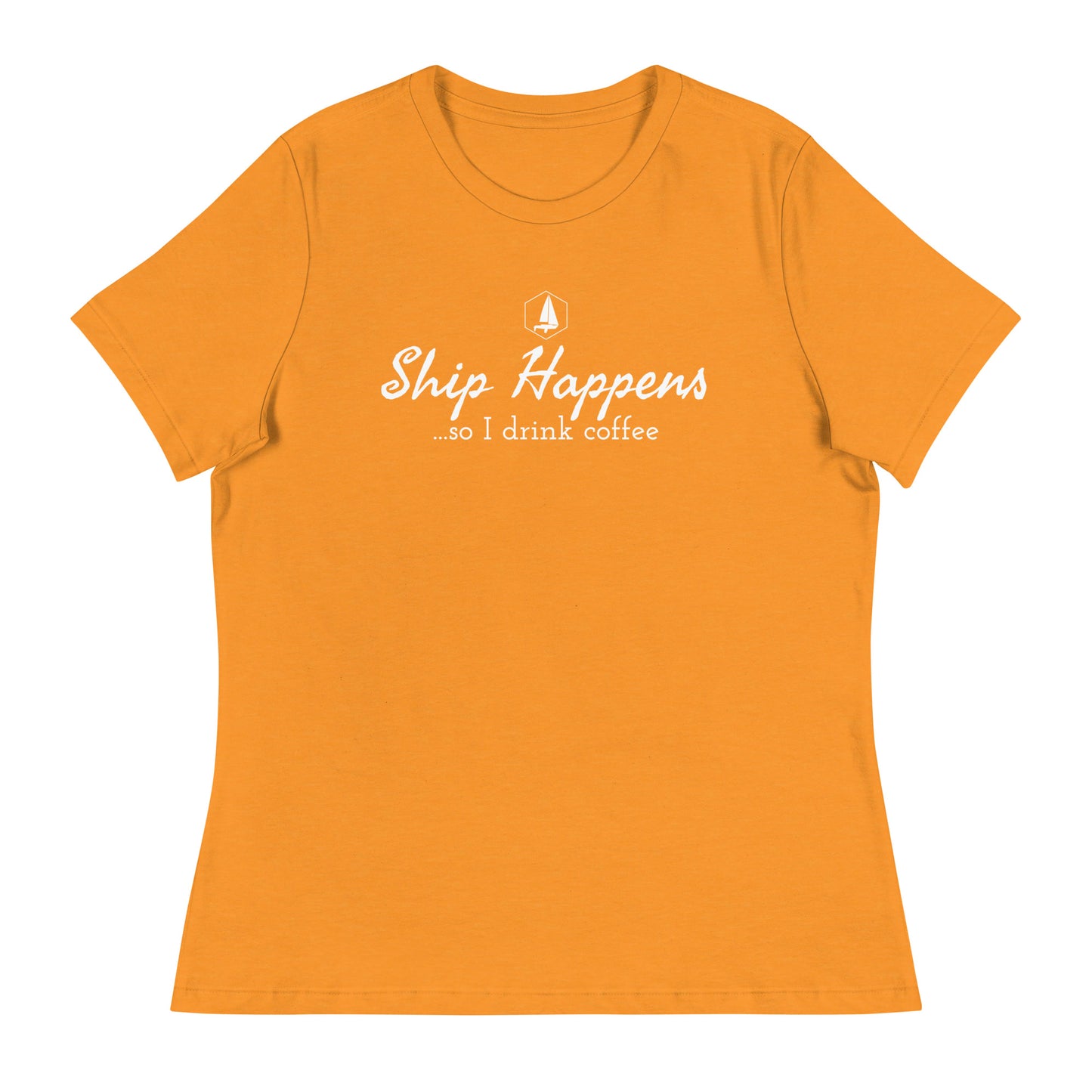 Women's Relaxed T-Shirt (Ship Happens)