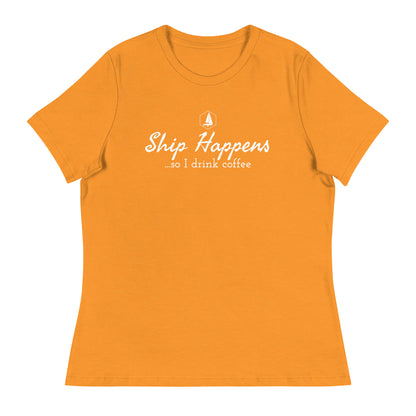 Women's Relaxed T-Shirt (Ship Happens)