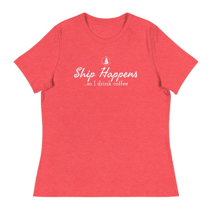 Women's Relaxed T-Shirt (Ship Happens)