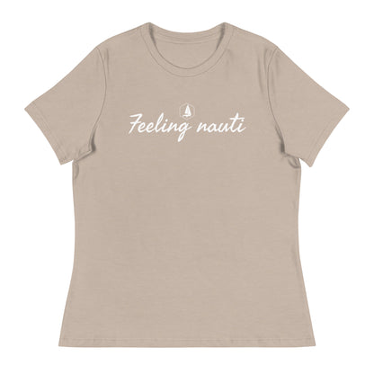 Women's Relaxed T-Shirt (Feeling nauti)