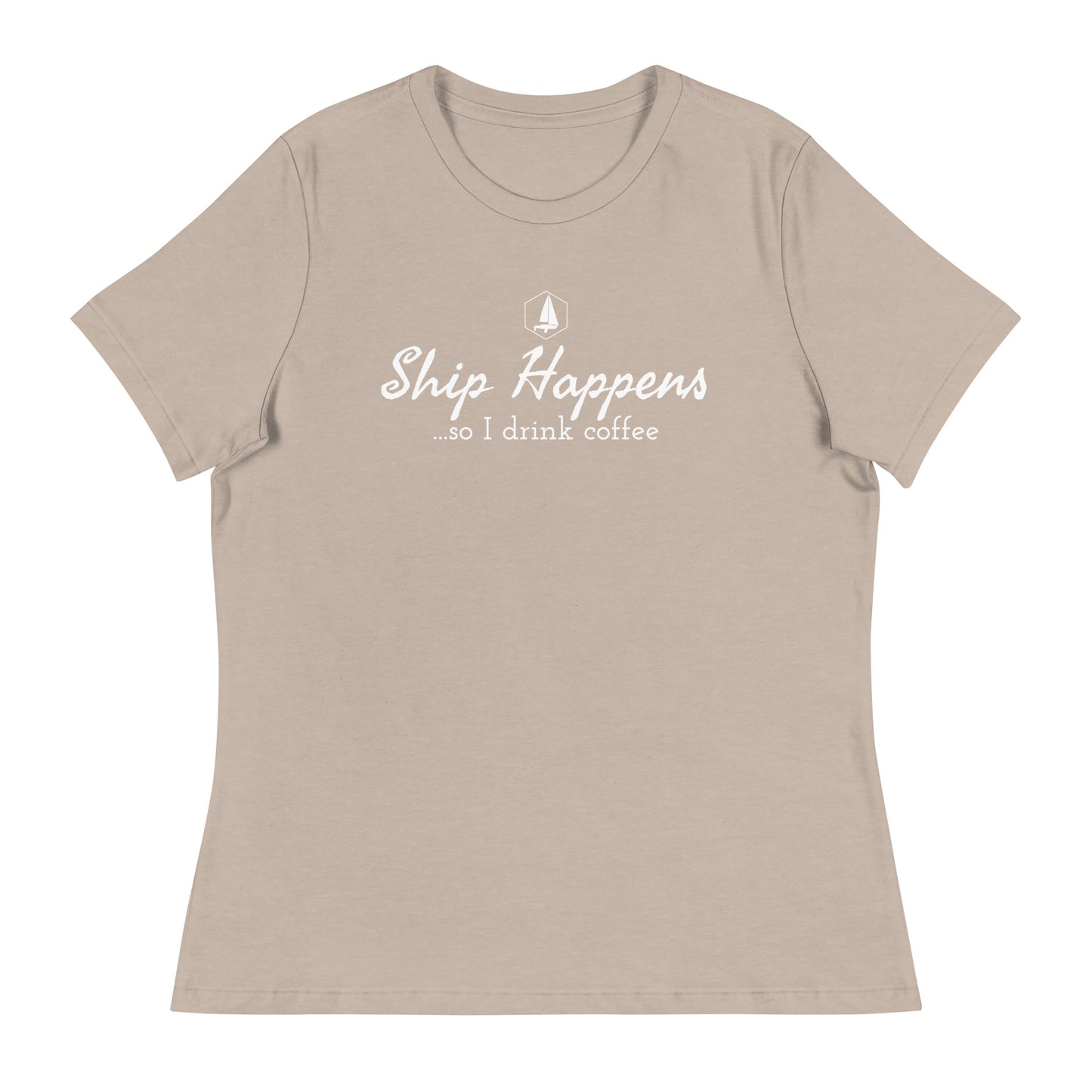 Women's Relaxed T-Shirt (Ship Happens)