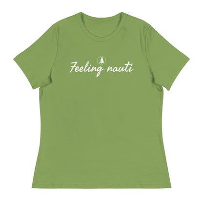 Women's Relaxed T-Shirt (Feeling nauti)