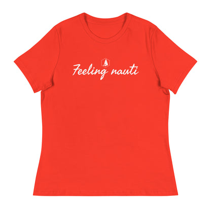 Women's Relaxed T-Shirt (Feeling nauti)